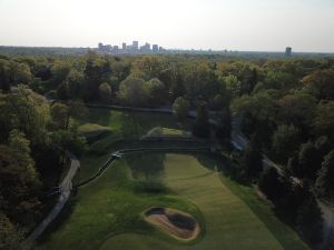 St Louis CC 5th Green Aerial